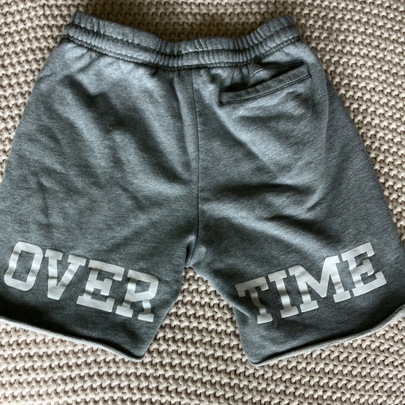 Grey Overtime Sweat Shorts - Picture 3 of 5